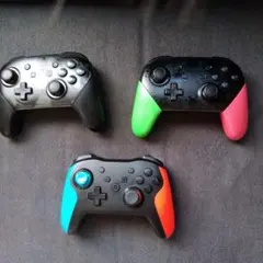 【ジャンク】Nintendo Switch プロコントローラー 3個セット