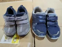 子供靴2足セット アシックス 18.5cm