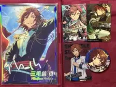 あんスタ　三毛縞斑　カード　缶バッチ