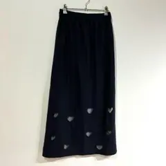 ミエット ハートカット タイトスカート ロングスカート F ブラック タグ付きのサムネイル