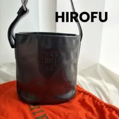 HIROFU ヒロフ ワンショルダー Hロゴ バケツトート ブラック 保存袋付のサムネイル
