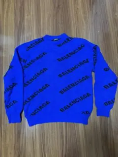 BALENCIAGA ロゴ入り ニットセーター Mサイズのサムネイル
