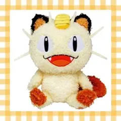 タグ付き ポケモン ニャース もこもこぬいぐるみ セキグチ - メルカリ