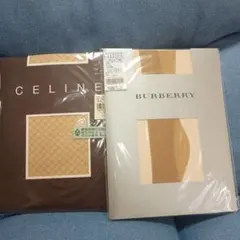専用セリーヌ& BURBERRY ラルフローレンストッキングL〜LL4足セット