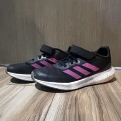 adidas ブラック/ピンク スニーカー　21cm