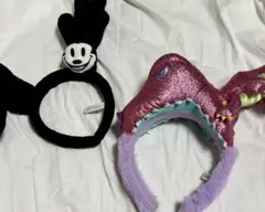 ディズニー(ランド)・ユニバ(USJ) カチューシャセット