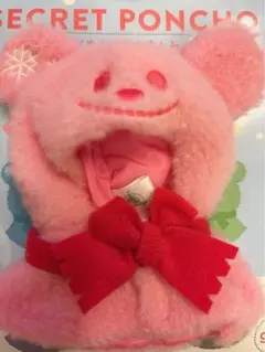 ユニベアシティ シークレットコスチューム ポンチョ ミッキー 雪だるま 赤