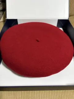 LAULHEREロレール　ウールベレー帽　レッド