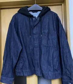 GU フード付きデニムジャケット