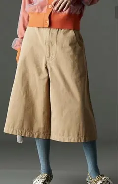 綿100%チノハーフパンツ