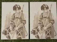 進撃の巨人 リヴァイ ポストカード 2枚セット 映画