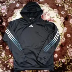 adidas トレーニング パーカー ブラック J/XL