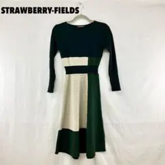 ☆W0469T☆ STRAWBERRY-FIELDS ひざ丈ワンピース
