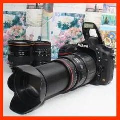 ❤️予備バッテリー付き❤️Nikon D750 超望遠 トリプルレンズセット❤️