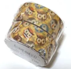 カモ井 mt マスキングテープ 百年百円市 まめまめ柄 ふくろうドット 2本