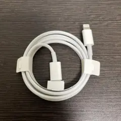 ホワイト Lightningケーブル 標準長（USB-C接続）