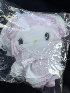 マイメロディ マスコットホルダー ホワイトフリルサンリオ　新品未使用