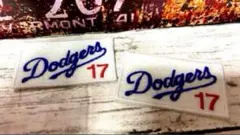 【新品❣️】LA ドジャース　アイロン　接着ワッペン　2枚セット