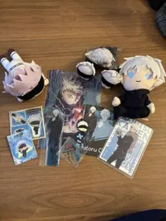 呪術廻戦 五条悟 ぬいぐるみ・ポストカードセット アクスタ