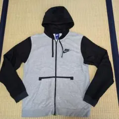 【美品✨】ナイキ フリースフーディ パーカー ジップアップ コットン L