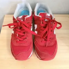 New Balance 574 レッド 23.5cm