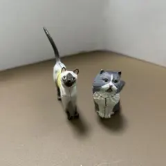 チョコエッグ　ペルシャ猫　シャム猫