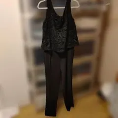 リエンダ　レース　サロペット　オールインワン　パンツ　つなぎのサムネイル
