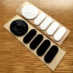 Logicool　G304　マウスソール　ブラック ホワイト　2 セット