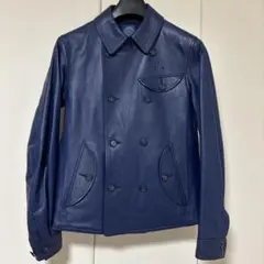 ポータークラシック シープスキン レザーJKT 革ジャン ブルー ポータークラシックから“究極のレザージャケット”シリーズが到着