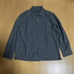 UNIQLO　ユニクロ　ブラッシュドツイルオーバーシャツ S