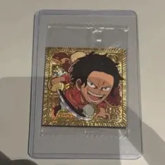 ゴールドパラレル　ワンピース大海賊シールウエハース ロジャー　裏ガープ