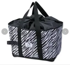 【人気完売品】ハローキティ 保冷買い物かごバッグ ゼブラ キティ アベイル