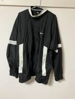 Nike ナイロンジャケット ブラック/ホワイト　ヴィンテージ
