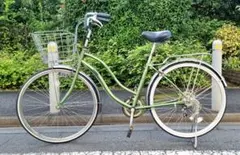 自転車 6速ギア カゴ付きのサムネイル