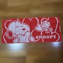 スヌーピー デザインタオル　ローソン