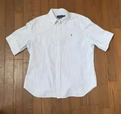 Ralph Lauren スリムフィット ストライプシャツ 古着