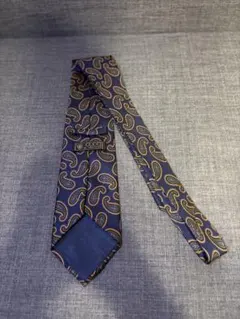 GUCCI ネクタイ ペイズリー柄 ネイビー
