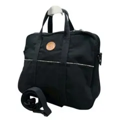 バーバリー　2way ハンドバッグ　ビジネスバッグ　キャンバス　ブラック