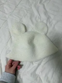 ディズニー　ミッキー　もこもこ　帽子