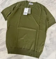【新品未使用】JOHN SMEDLEY 半袖クルーネックニットのサムネイル