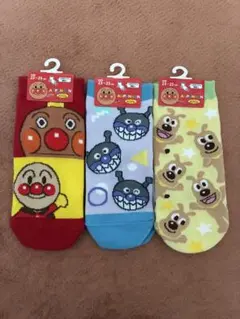 アンパンマン ソックス 3足セット
