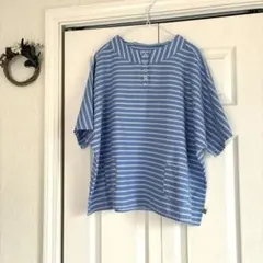 ノーザントラック　ストライプ 半袖 プルオーバー　新品　お値下げのサムネイル