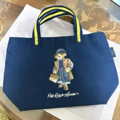 ポロラルフローレン　ポロベアちゃんトートバッグ　ネイビー