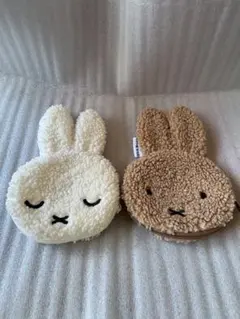 【美品】Dick Bruna ミッフィー ボアポーチ 2個セットのサムネイル