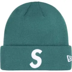 Supreme グリーン ニット帽　New Era® S Logo Beanie