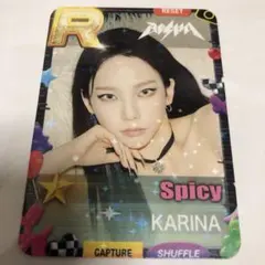 aespa カリナ　superstar キラキラ　カスタマイズ　カード　トレカのサムネイル