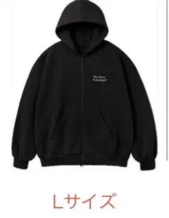 ennoy DOUBLE ZIP HOODIE (BLACK)　Lサイズ