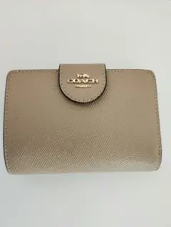 Coach 二つ折り財布 ベージュのサムネイル