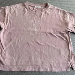 ピンクTシャツ　120サイズ　ペアマノン