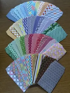 ☆ポチ袋/封筒【小紋柄】50枚セット ハンドメイド